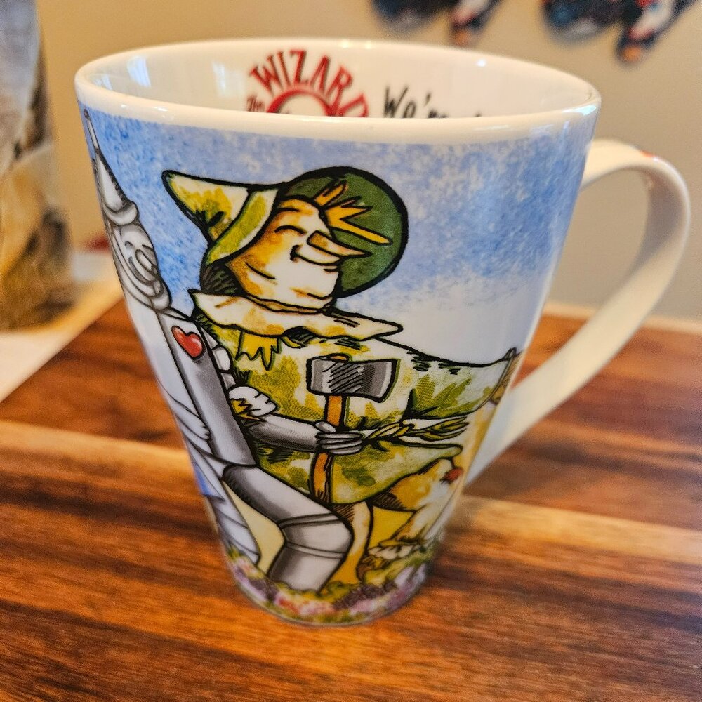WIZARD OF OZ MUG PAUL CARDEW TIN MAN,DORTHY LION RAINBOW